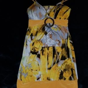Yellow tank top size medium